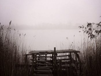 Pier on sea