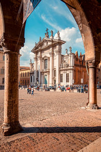 Piazza sordello mantova italy