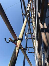 Low angle view of ferris wheel against sky