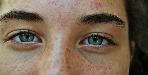 Close-up portrait of woman