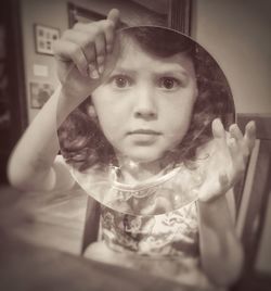 Portrait of young woman