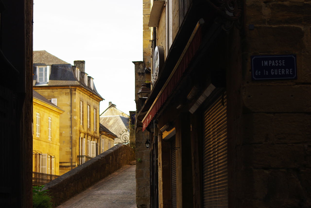 The streets of Sarlat in the Dordogne