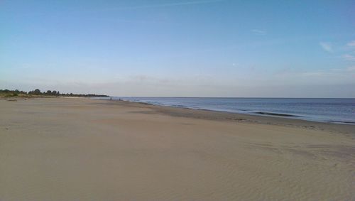 Scenic view of calm sea against sky