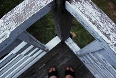 Close-up of wooden surface