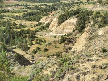 High angle view of landscape