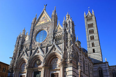 Cathedral of siena low angle view