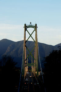 View of bridge against sky