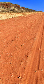 View of desert against sky