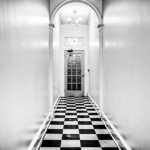 Long empty corridor