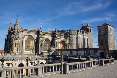 View of historical building against cloudy sky