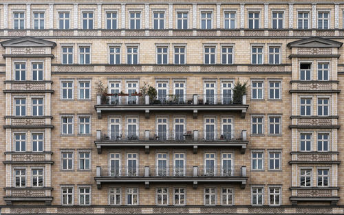 Full frame shot of residential building