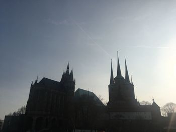 Low angle view of building against sky