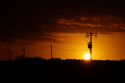 Scenic view of sunset