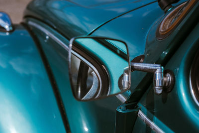 Close-up of vintage car