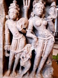 Sculpture of old buddha statue