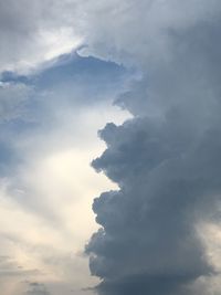 Low angle view of clouds in sky