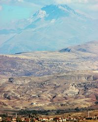 Scenic view of mountains