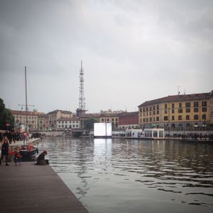 View of buildings at waterfront