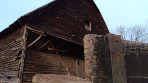 Low angle view of old building