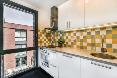 Interior of kitchen