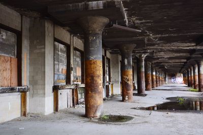 Interior of old building