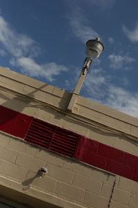 Low angle view of building against sky