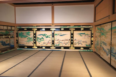 Interior of subway station