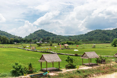 Scenic view of landscape against sky