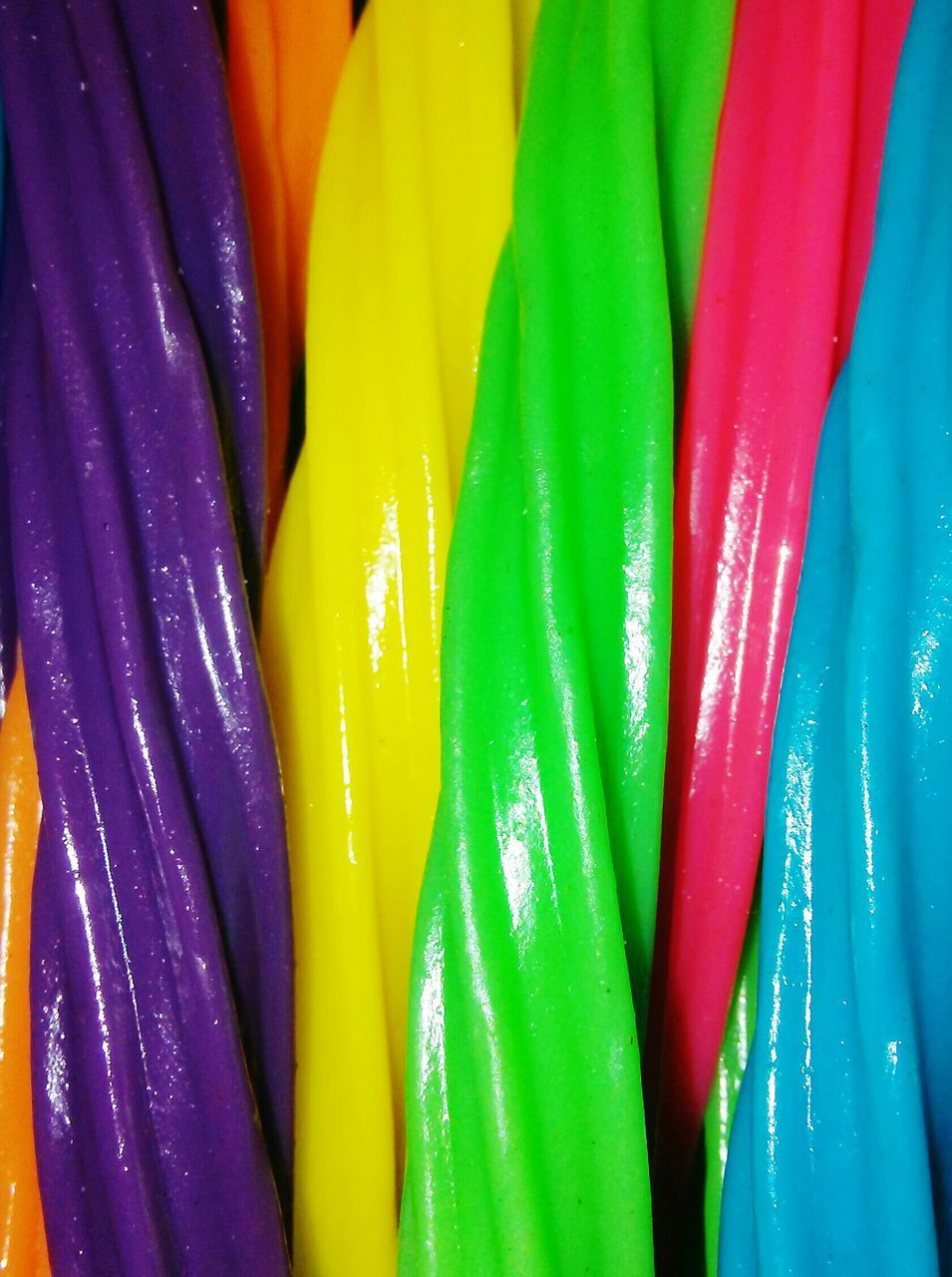 FULL FRAME SHOT OF COLORFUL HANGING BALLS