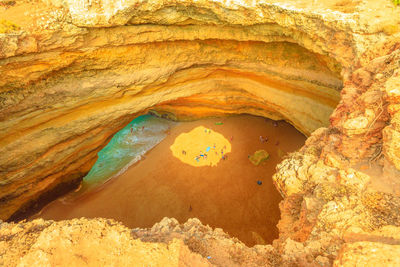 Scenic view of cave