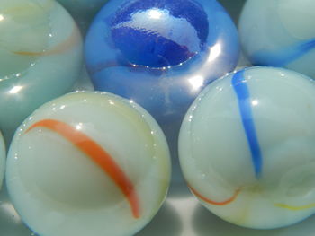 Close-up of multi colored easter eggs