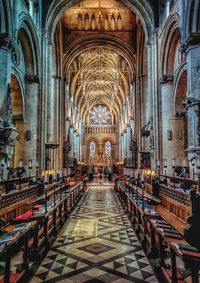 Interior of cathedral