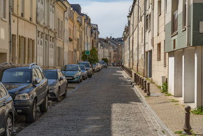 Street amidst buildings in city