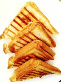 Close-up of food on white background