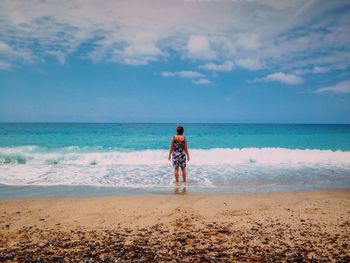 Scenic view of beach