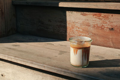 Close-up of drink on table