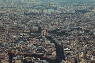 High angle view of cityscape