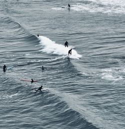 Man surfing in sea