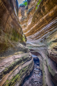 Rock formation on water