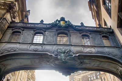 Low angle view of building against sky