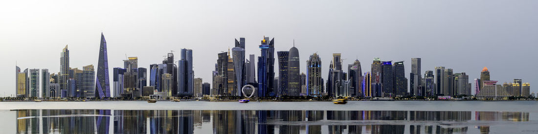 City at waterfront