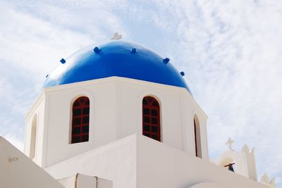 Low angle view of building against sky