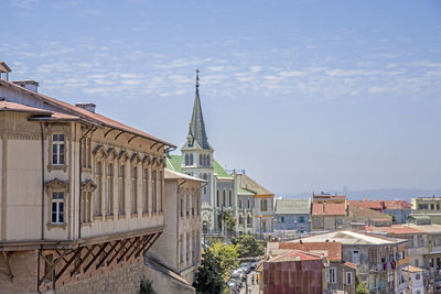 Panoramic view of cathedral against sky