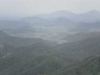 Scenic view of mountains