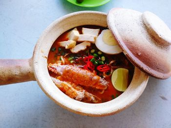 Close-up of food in bowl