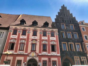 Low angle view of building against sky