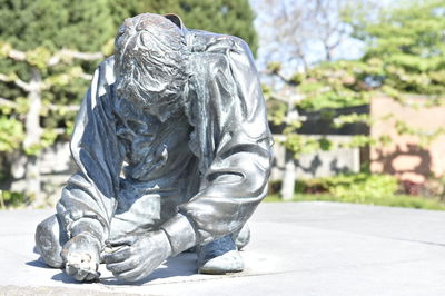 Close-up of statue