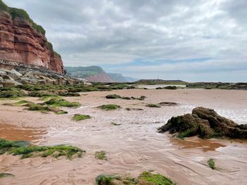 Rock pools and sea