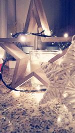 Sun shining through trees