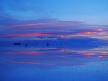 Scenic view of sky at sunset